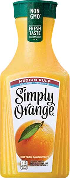 SIMPLY ORANGE MEDIUM PULP(52oz) - Papaya Express