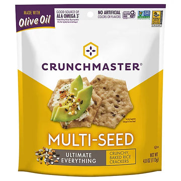 Crunchmaster Crackers Multi Seed Ultimate Everything (4 Oz) - Papaya Express