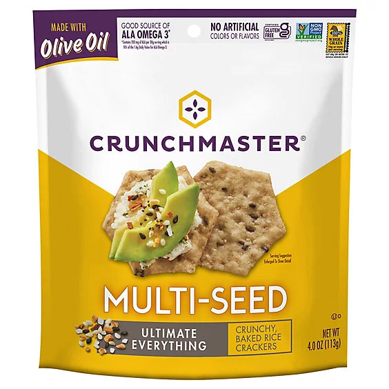 Crunchmaster Crackers Multi Seed Ultimate Everything (4 Oz) - Papaya Express