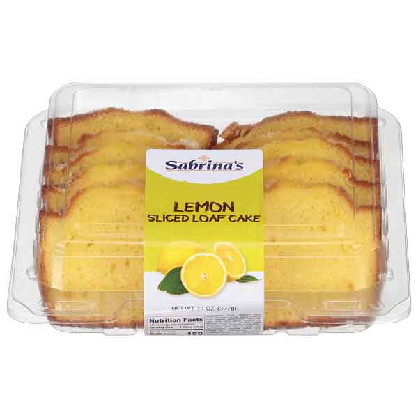 Sabrina's Cake Loaf Sliced Lemon(14oz) - Papaya Express