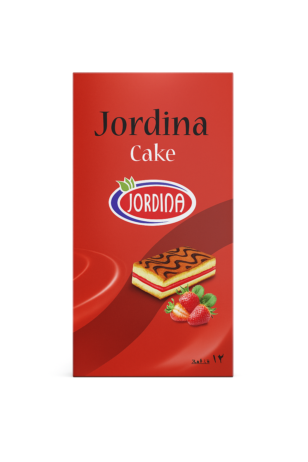 Jordina Strawberry Cake (12pcs)