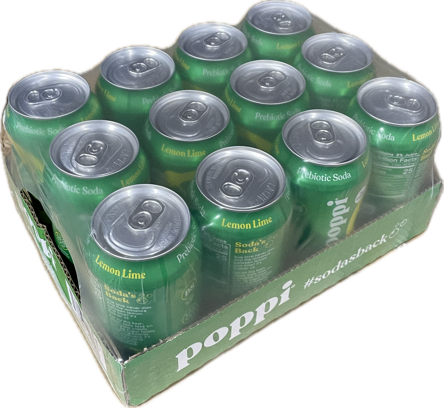 Poppi Lemon Lime (12 ozx12 pk)