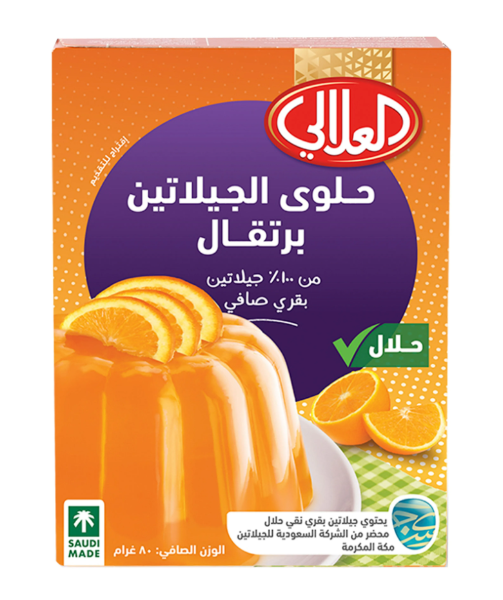 ALALALI GELATIN DESSERT ORANGE (80G) - Papaya Express