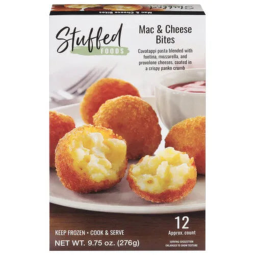 Stuffed Food Mac & Cheese Bites (12CT)