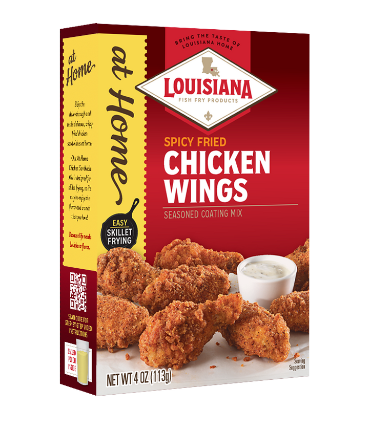 Louisiana Spicy Chicken Wings Mix (4oz) - Papaya Express