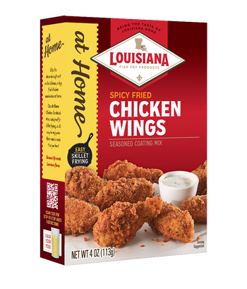 Louisiana Spicy Chicken Wings Mix (4oz) - Papaya Express