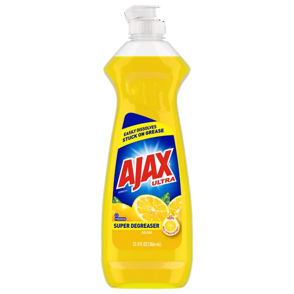 Ajax Ultra Super Degreaser Liquid Dish Soap, Lemon(12.4oz) - Papaya Express