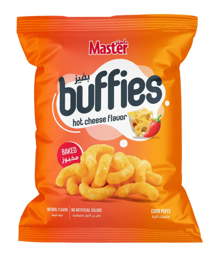 Master Buffies Baked Hot Cheese Chips - Papaya Express