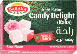 Baraka Turkish Delights Rose Flavor (450 g) - Papaya Express