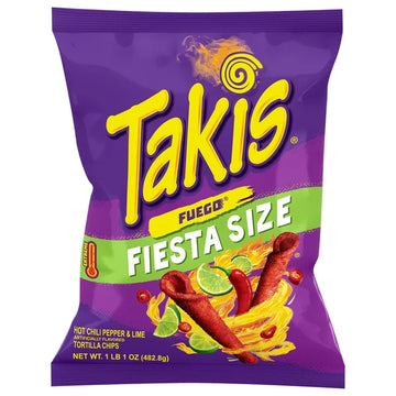 Takis Fuego Fiesta Size chips (482.8g) – Papaya Express Takis Fuego Fiesta Size chips (482.8g) – Papaya Express