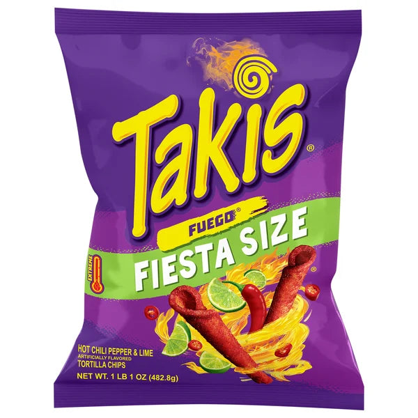 Takis Fuego Fiesta Size chips (482.8g)