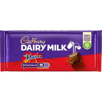 Cadbury Dairy Milk Daim Bar 120g - Papaya Express