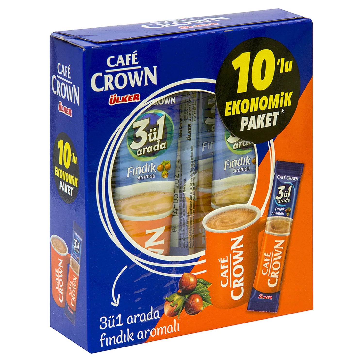 Cafe Crown Coffee 3in1 Box (10pc) - Papaya Express