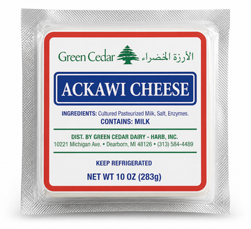 Green Cedar Ackawi Cheese (10 oz) - Papaya Express