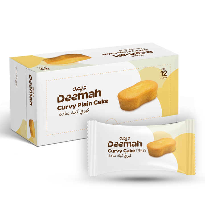 Deemah Curvy Plain Cake (12CT) - Papaya Express