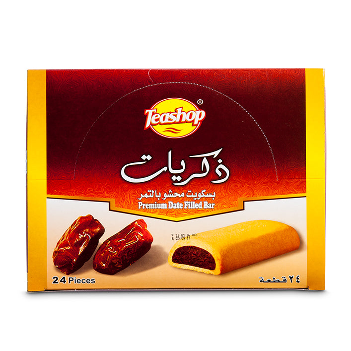 Teashop Zikrayat Date Filled Bars (24 pcs) - Papaya Express