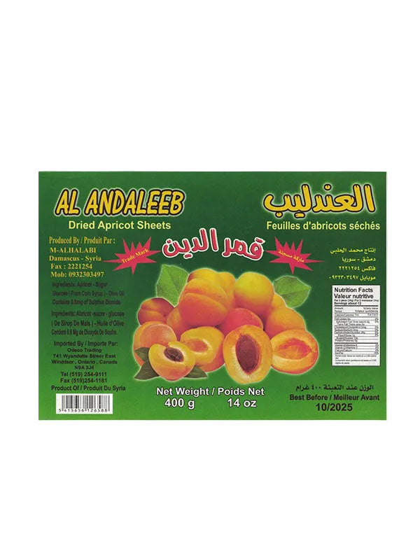 Al-Andaleeb Apricot Sheets (400 g)