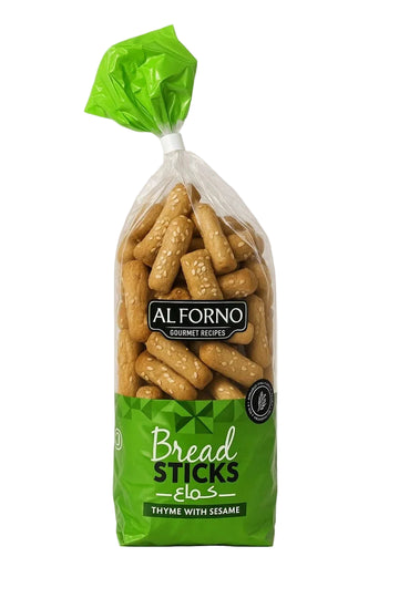 Al Forno Breadsticks Thyme W/Sesame(250g) - Papaya Express