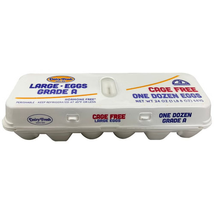 DAIRY FRESH EGGS GRADE A JUMBO 12 CT - Papaya Express
