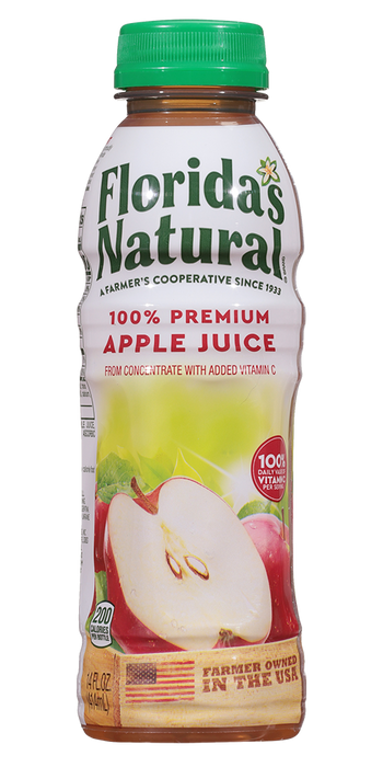 Florida Natural Apple Juice 14oz - Papaya Express