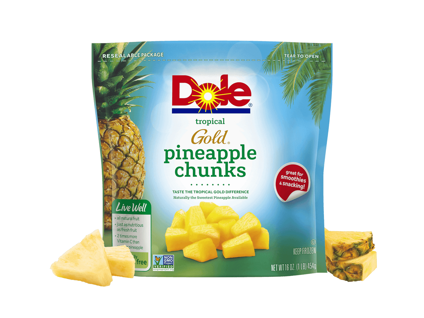 Dole Gold Pineapple Chunks(16oz)