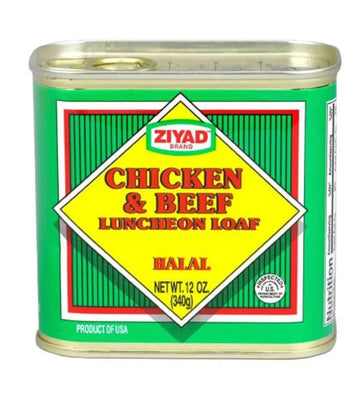 Ziyad Chicken & Beef Luncheon Loaf (340g) - Papaya Express