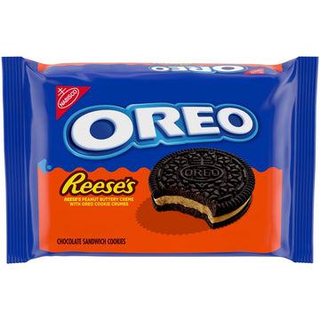 Oreo Reese's Peanut Buttery Sandwich Cookies (12.35oz) - Papaya Express