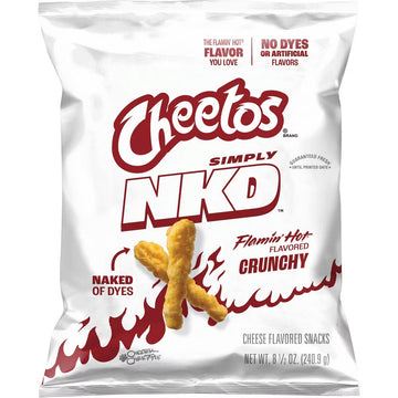 Cheetos Simply NKD Crunchy Flamin' Hot Chips (8.5oz) - Papaya Express