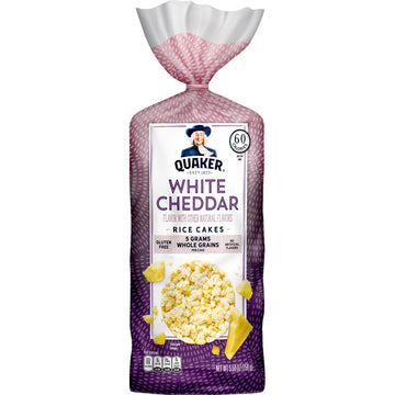 Quaker White Cheddar Rice Cakes (4.47 oz) - Papaya Express