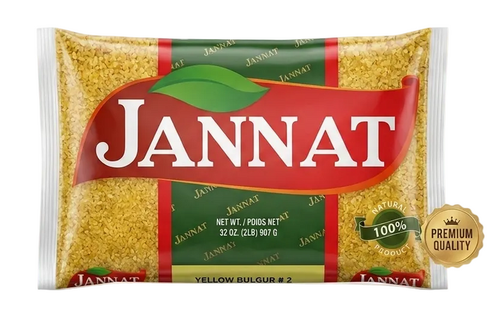 Jannat Yellow Bulgur #2 (2lb)