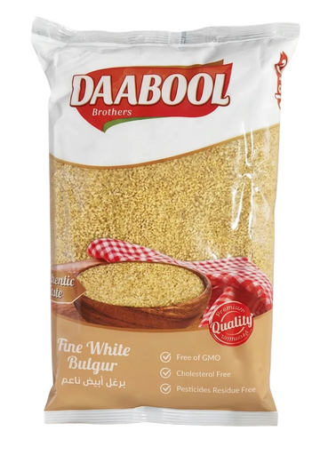 DAABOOL FINE WHITE BULGUR (900g) - Papaya Express