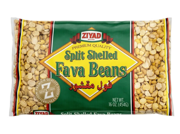 Ziyad Split Shelled Fava Beans (16 oz) - Papaya Express