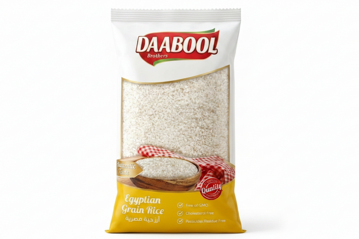 DAABOOL EGYPTIAN GRAIN RICE (5KG) - Papaya Express