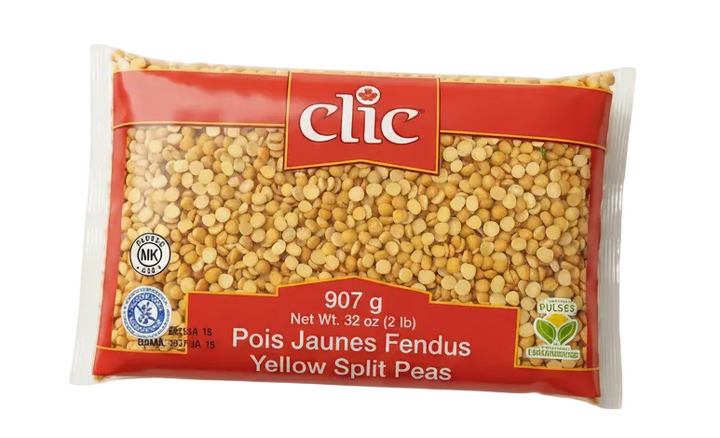 Clic Yellow Split Peas (907 g)