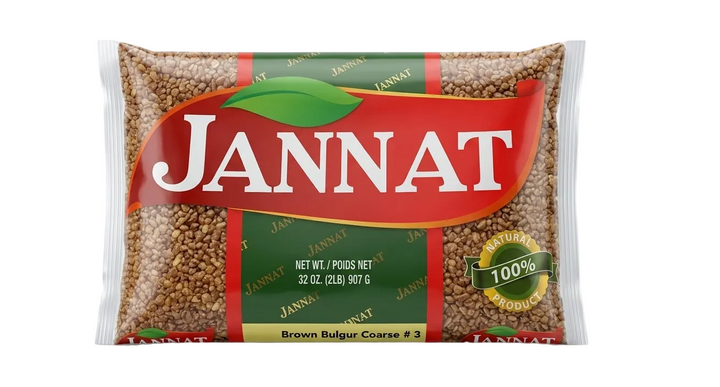 Jannat Brown Bulgur Coarse #3 (2 lb)