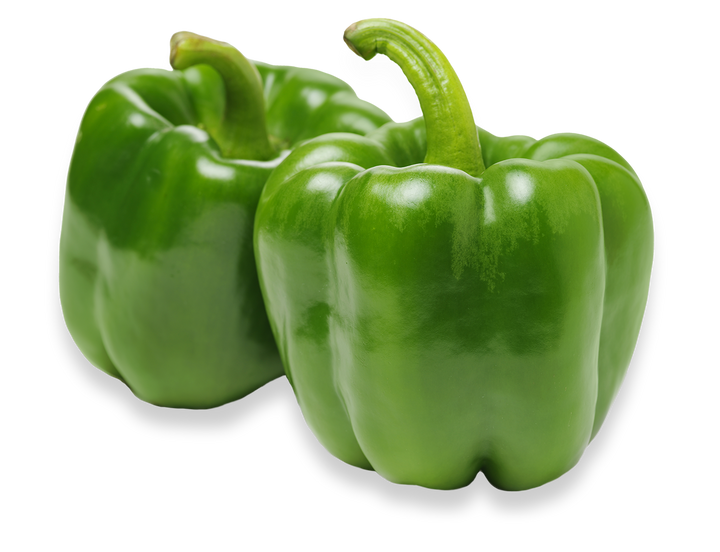 Bell Pepper Green ( By Each ) - Papaya Express