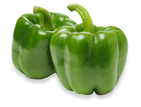 Bell Pepper Green ( By Each ) - Papaya Express