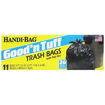 Good'n Tuff Trash Bags(11 Bags) - Papaya Express