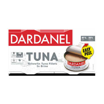 Dardanel Yellowfin Tuna Fillets In Brine (140 G) - Papaya Express