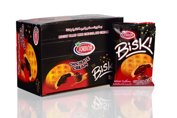 Jordina Bisk Chocolate Cream Biscuit (12CT) - Papaya Express
