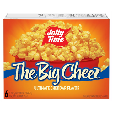 Jolly Time The Big Cheez Ultimate Cheddar Microwave Popcorn (6 Ct.) - Papaya Express