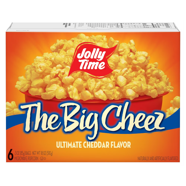 Jolly Time The Big Cheez Ultimate Cheddar Microwave Popcorn (6 Ct.) - Papaya Express