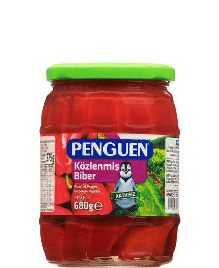 Penguen Roasted Peppers (24 oz) - Papaya Express
