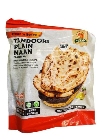 Tandoori Naan plain 5 pieces - Papaya Express