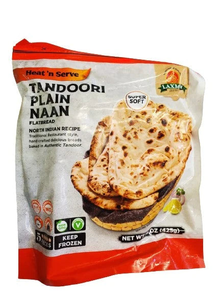 Tandoori Naan plain 5 pieces - Papaya Express