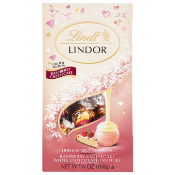 Lindt Lindor Raspberry Cheesecake Truffles (5.1 oz) - Papaya Express