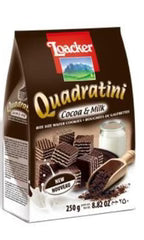 Loacker Cacao and Milk Wafers (250g)