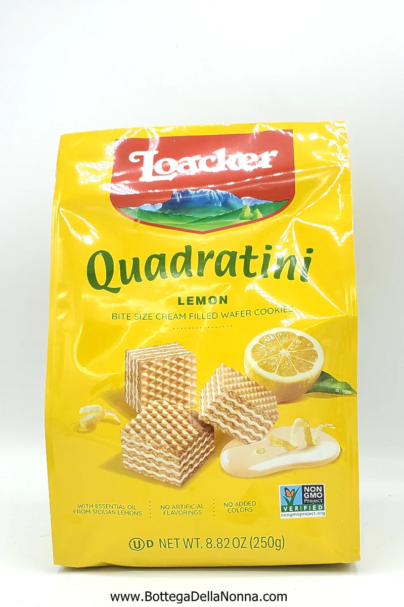 Loacker Lemon Wafer Cookies (250G) - Papaya Express