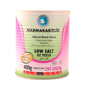 Marmarabirlik Low Salt Black Olives (400g) - Papaya Express