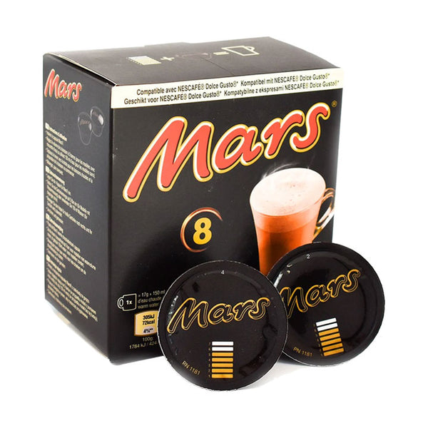 MARS HOT CHOCOLATE PODS FOR DOLCE GUSTO(8pods) - Papaya Express